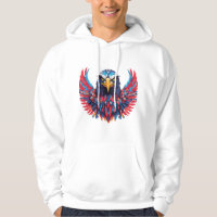 A TO Z mit amerikanischem Adler mit patriotischem