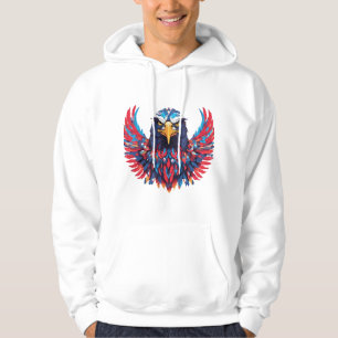 A TO Z mit amerikanischem Adler mit patriotischem Hoodie