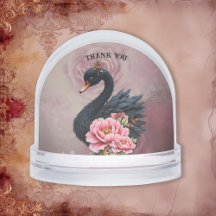 A touch of rose and swan's glow.