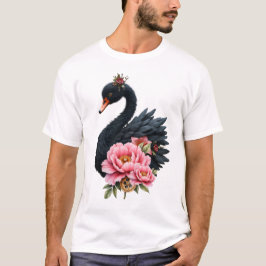 A touch of rose and swan's glow. T-Shirt