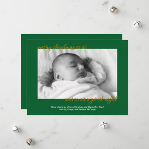 À tous une bonne carte de Noël de nuit