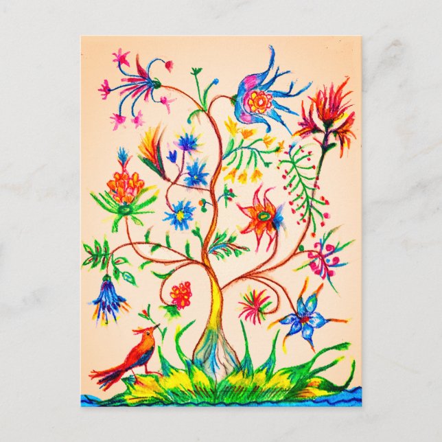 A tree of life postkarte (Vorderseite)
