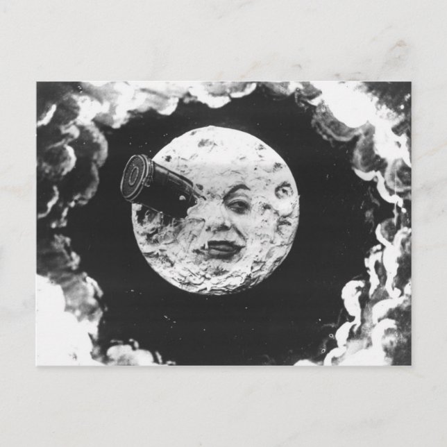 A Trip to the Moon Postkarte (Vorderseite)
