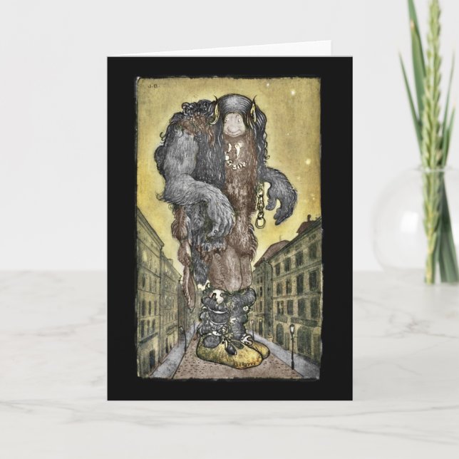 A Troll in the City Karte (Vorderseite)