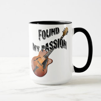 A trouvé ma passion - tasse de guitare d'Archtop
