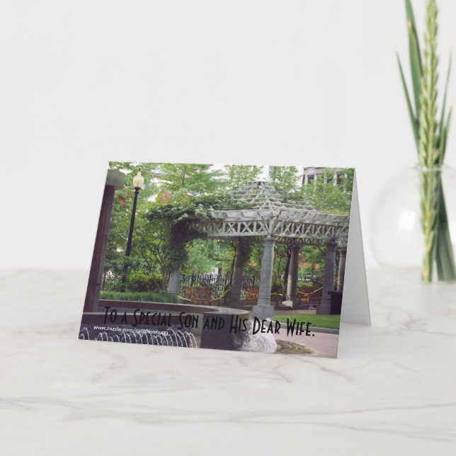 À un fils spécial et à sa chère carte (Devant)