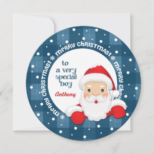 À un Garçon spécial du Père Noël. Cartes de Noël