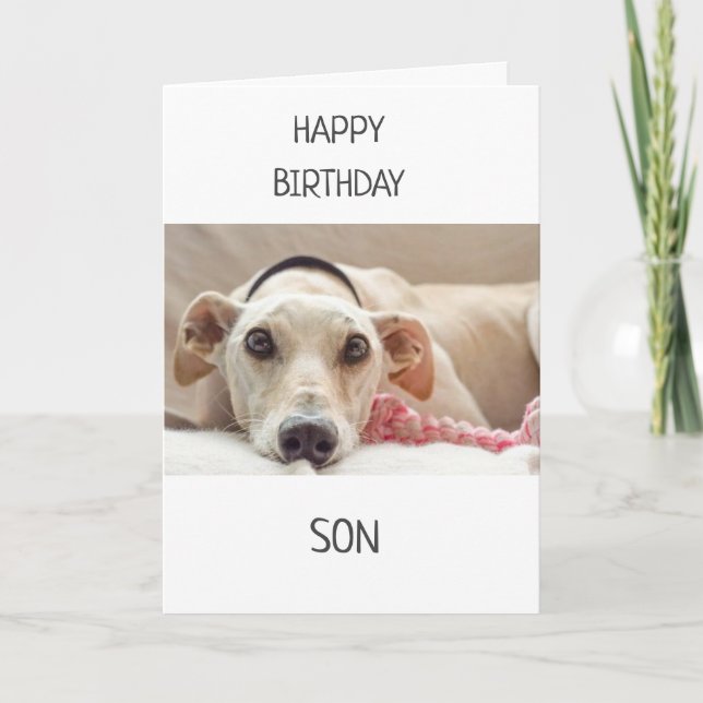 À UN GRAND FILS L'ANNIVERSAIRE ! CARTE (Devant)