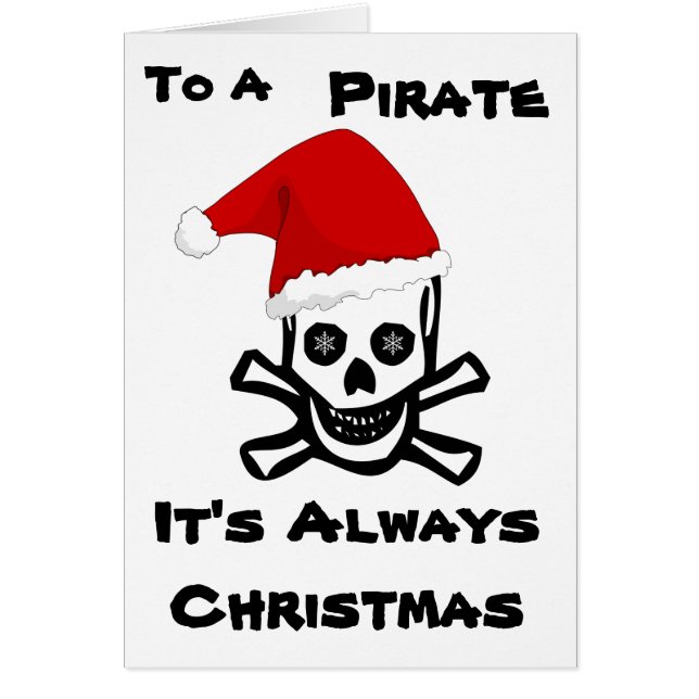 À un pirate C'est toujours Noël (Devant)
