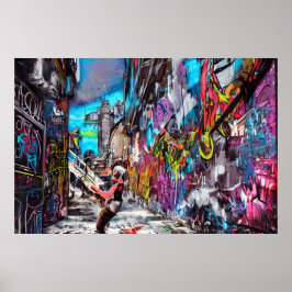  A Unique Street Art Collection: Graffiti, Anarchi Poster