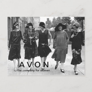 A V O N Vintag aussehende Postkarte