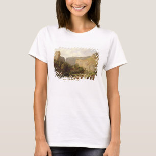 A View of Cheddar Kehle (Öl für Kanvas) T-Shirt