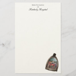 a view through a stirrup  briefpapier