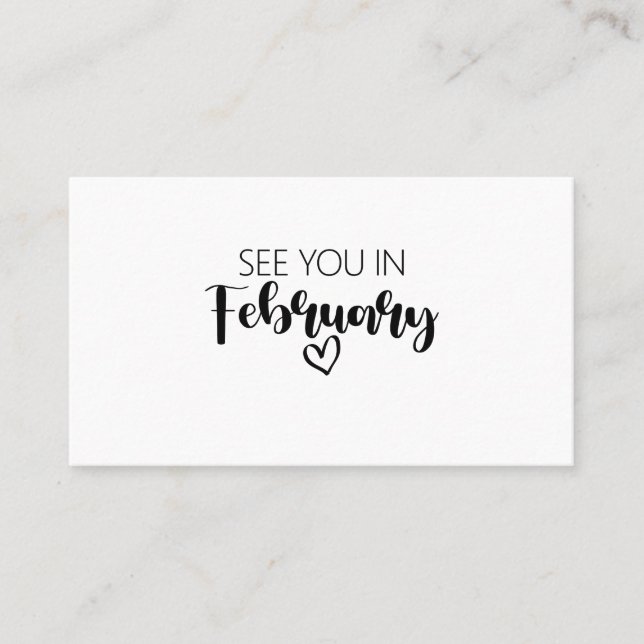 A Voir En Février Faire-part De Grossesse (Devant)