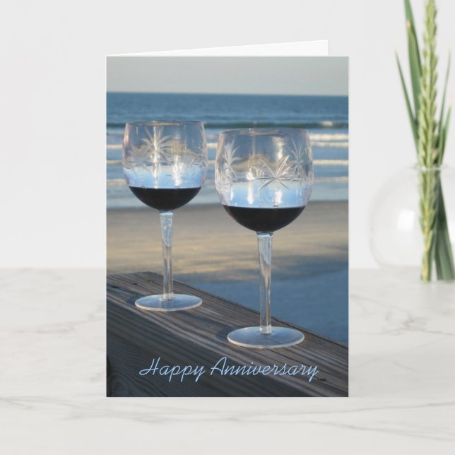 "À votre santé - Joyeux Anniversaire" - Carte de v (Devant)