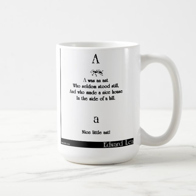 A war eine Ameise Kaffeetasse (Rechts)