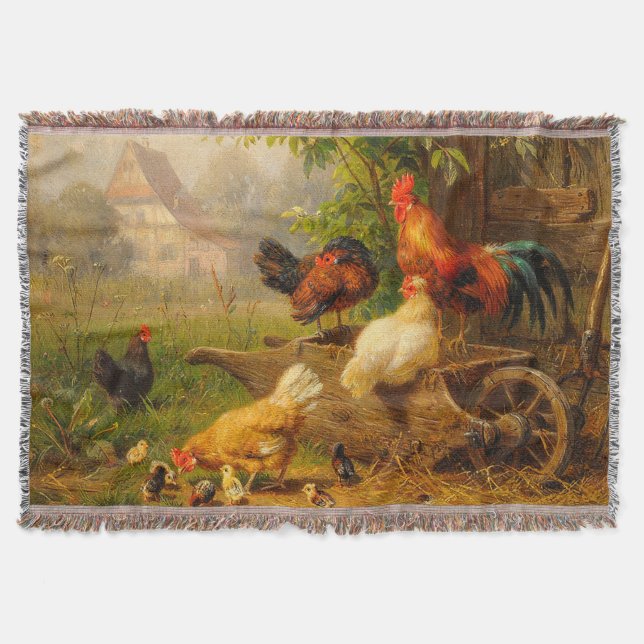 A Watchful Eye Carl Jutz 1916 Bauernhof Decke (Vorderseite)