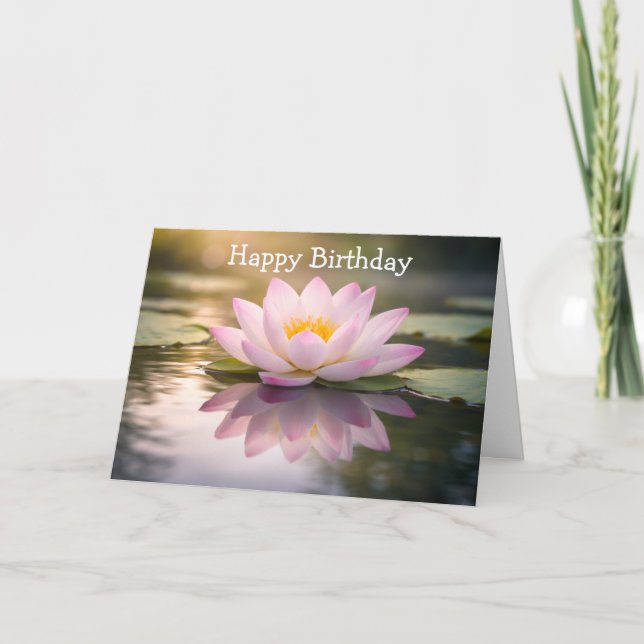 A Waterlily Karte (Vorderseite)