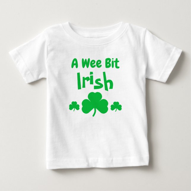 A Way Bit Irish Baby T-shirt (Vorderseite)
