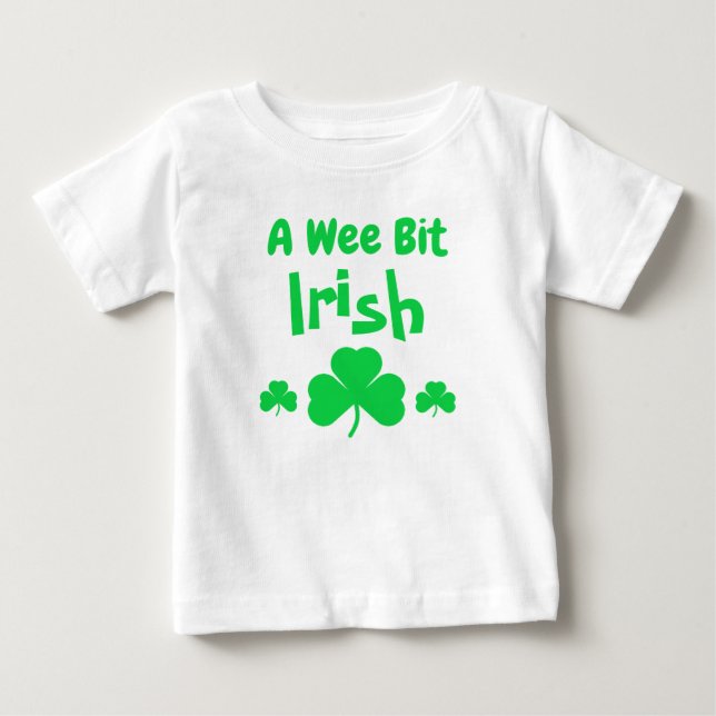 A Way Bit Irish Baby T-shirt (Vorderseite)