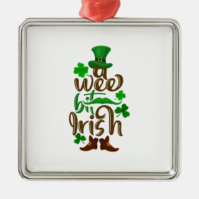 A Way Bit Irish Ornament Aus Metall (Vorne)