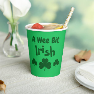 A Way Bit Irish Pappbecher