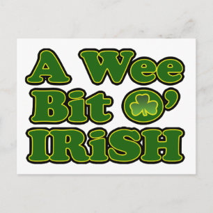 A Way Bit O Irish Postcard Postkarte