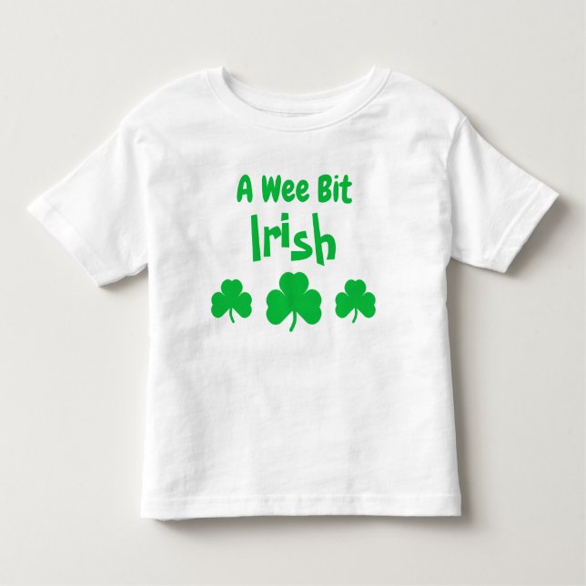 A Wee Bit Irish Kleinkind T - Shirt (Vorderseite)