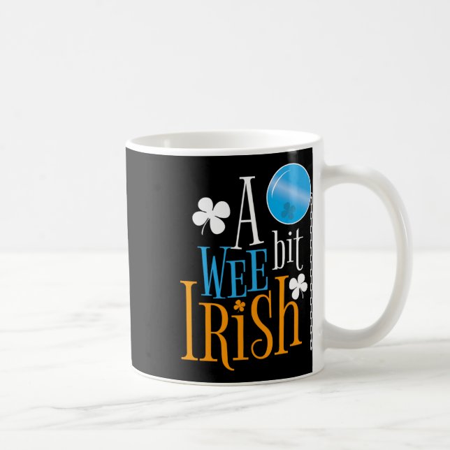 A Wee Bit Irish Pride St Patricks Day Kleeblatt Gr Kaffeetasse (Rechts)