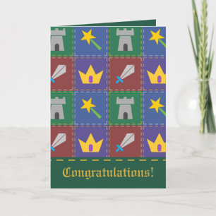 A Wee One's Fantasy Quilt Greeting Card Karte