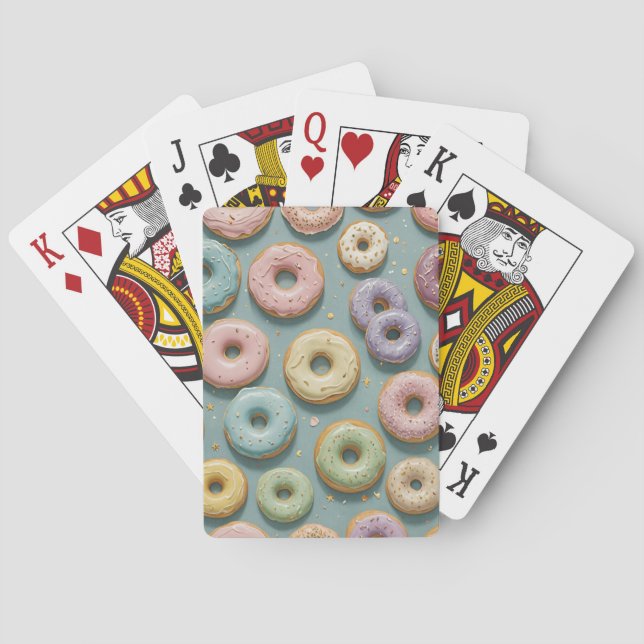 A Whimsical Pastel Donut Dream Spielkarten (Rückseite)