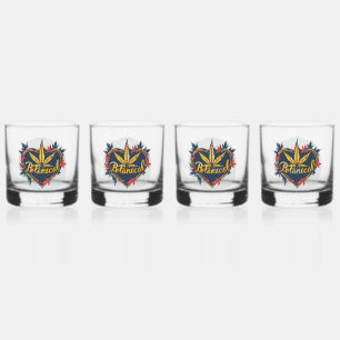 À Whisky Ensemble De Verre De Tir Feutré "Rancho"