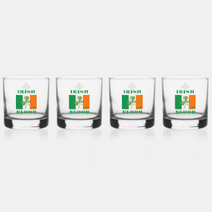 À Whisky Ensemble de verre Whiskey de sang irlandais