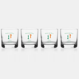 À Whisky Ensemble de verre Whiskey Mariage irlandais