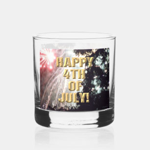 À Whisky Feux d'artifice 14 roches 4 juillet verre