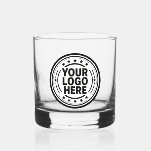 À Whisky Logo personnalisé en verre Whiskey