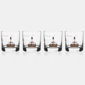 À Whisky Phare de DeTour Reef en verre