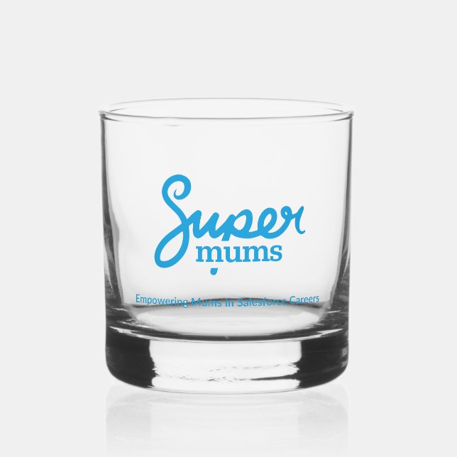 À Whisky Supermums Imprimés en verre de roche (Recto)