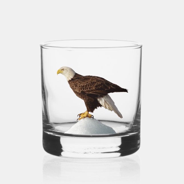 À Whisky Verre Bald Eagle (Recto)