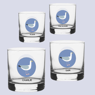 À Whisky Verre de goéland personnalisé