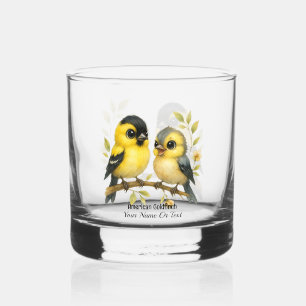 À Whisky Verre d'or américain brillant