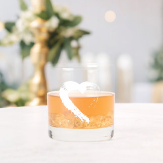 À Whisky Verre Drinkware Lune Coeur