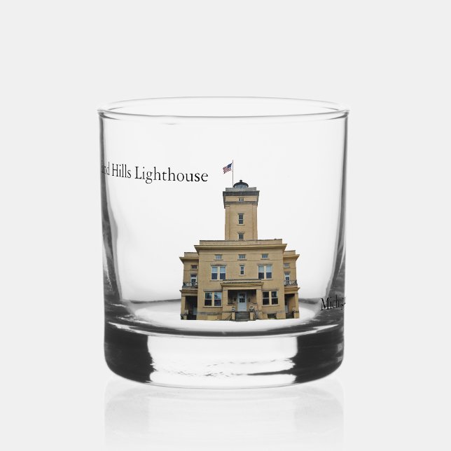 À Whisky Verre du phare de Sand Hills (Recto)