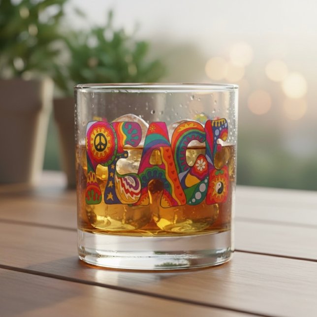 À Whisky Verre Whiskey Peace (Créateur téléchargé)