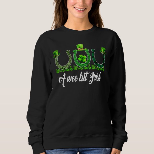 A Wing Bit Irish Horseback Reitsport Reittier St P Sweatshirt (Vorderseite)
