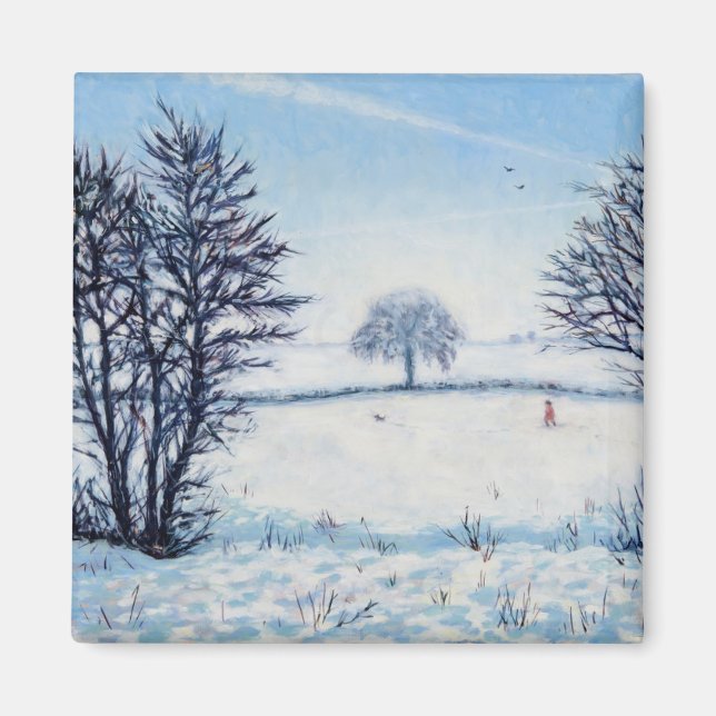 A Winters Walk Magnet (Vorne)