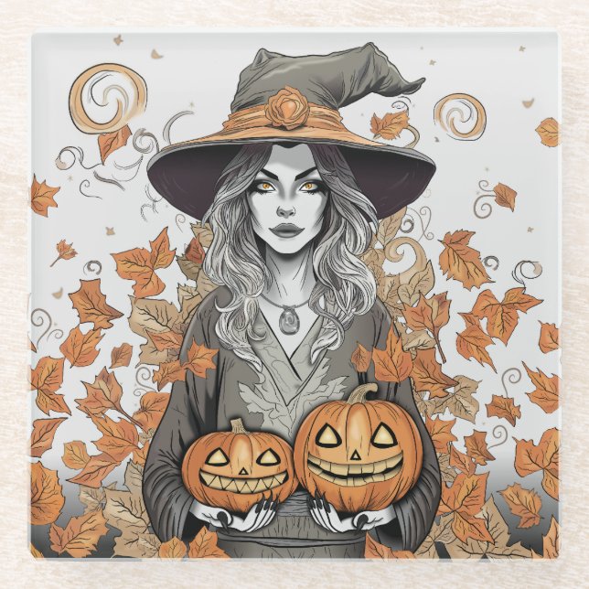 A witch's love glasuntersetzer (Vorderseite)