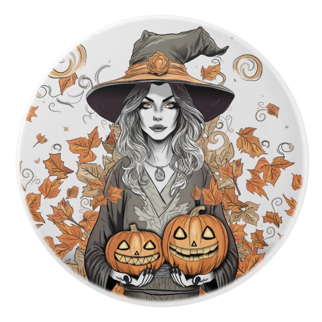 A witch's love keramikknauf (Vorderseite)