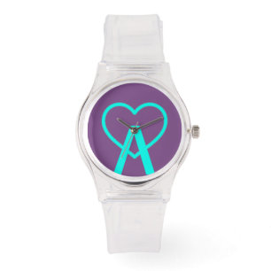 A&X rosa A~Heart Uhr