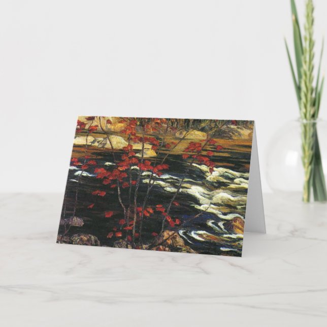 A. Y. Jackson - Red Maple Karte (Vorderseite)